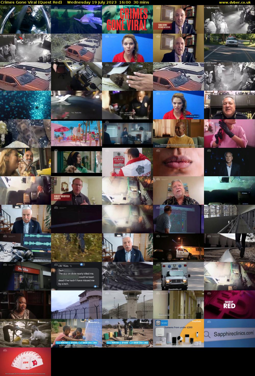 Crimes Gone Viral (Quest Red) Wednesday 19 July 2023 16:00 - 16:30
