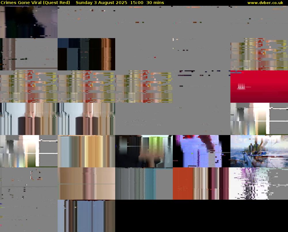 Crimes Gone Viral (Quest Red) Sunday 3 August 2025 15:00 - 15:30