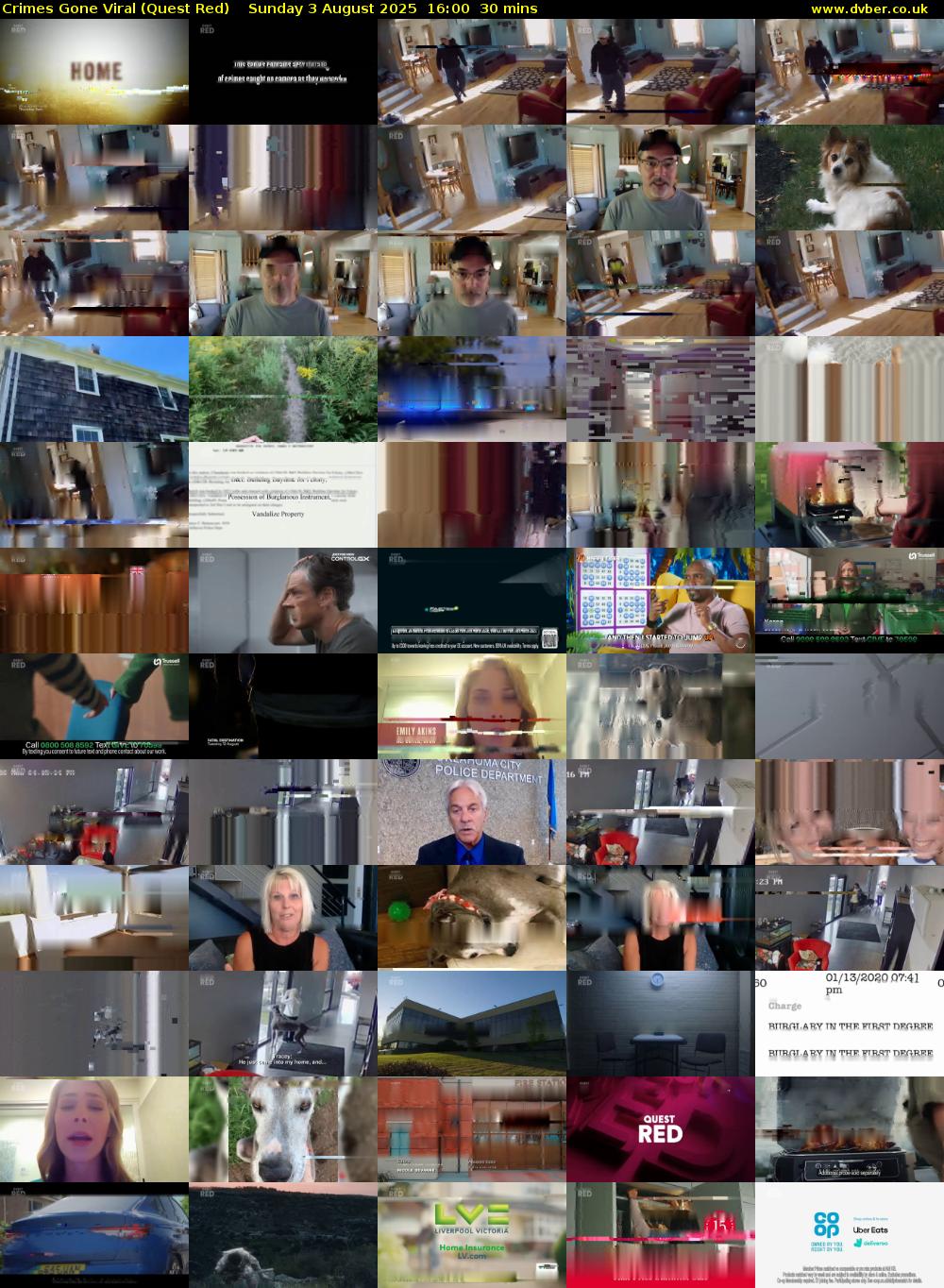 Crimes Gone Viral (Quest Red) Sunday 3 August 2025 16:00 - 16:30
