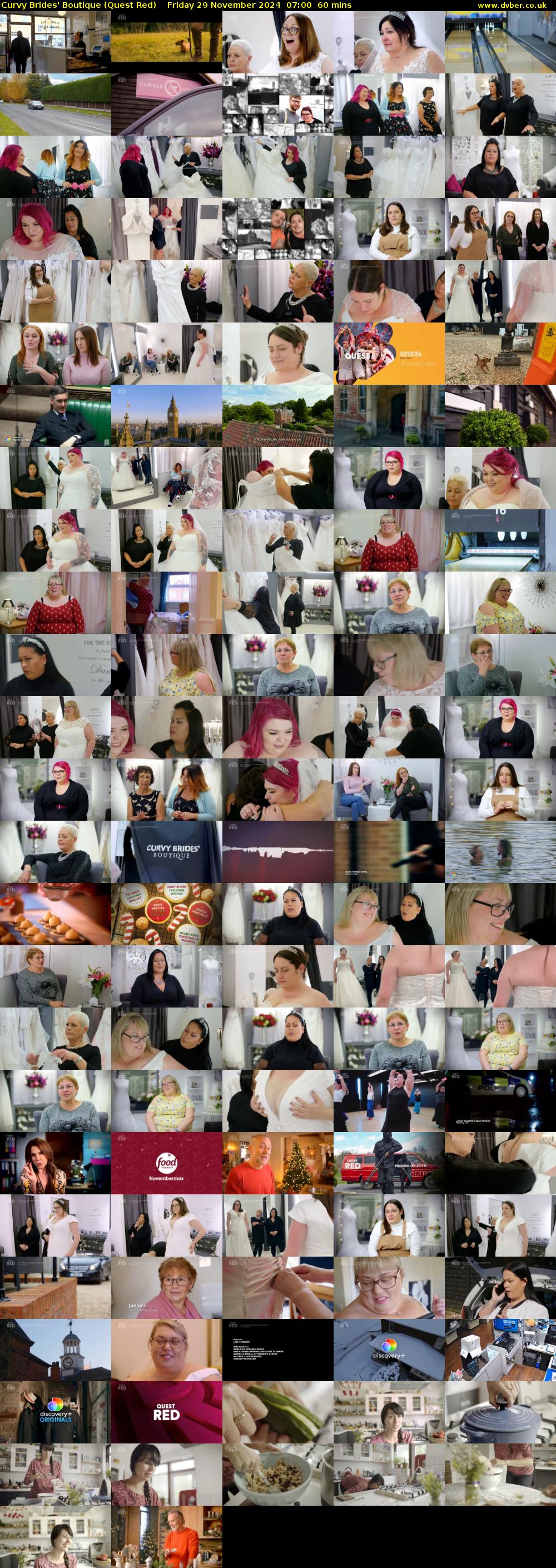 Curvy Brides' Boutique (Quest Red) Friday 29 November 2024 07:00 - 08:00
