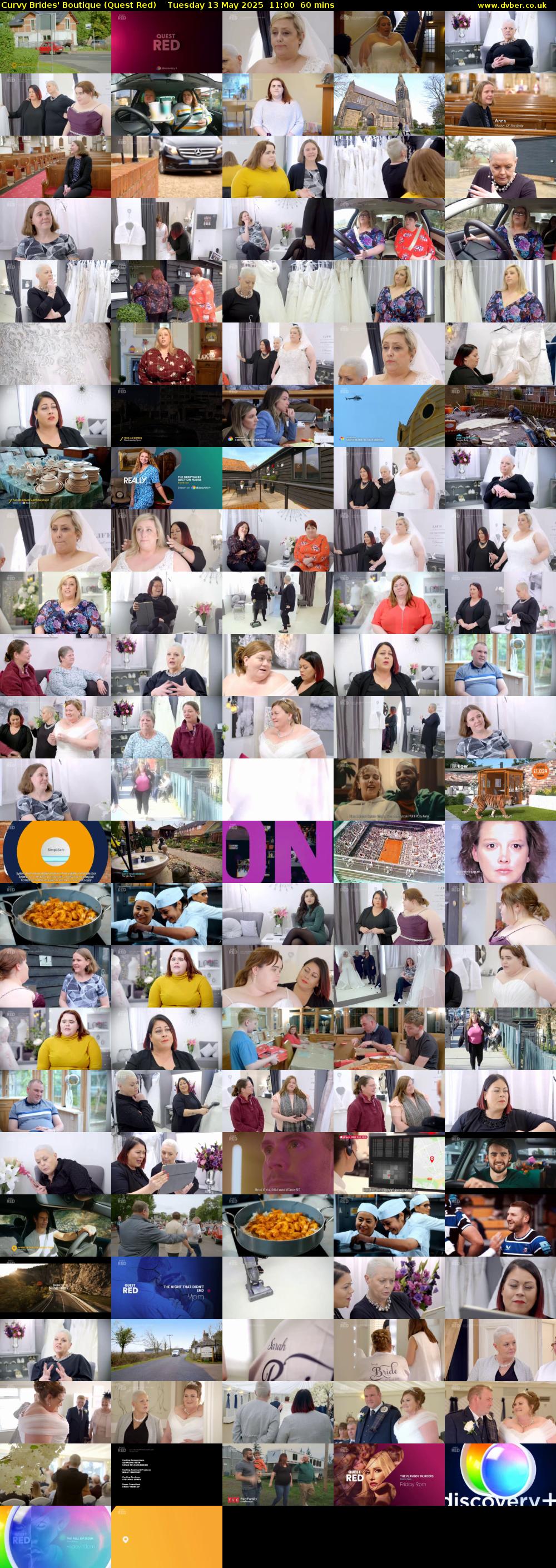 Curvy Brides' Boutique (Quest Red) Tuesday 13 May 2025 11:00 - 12:00