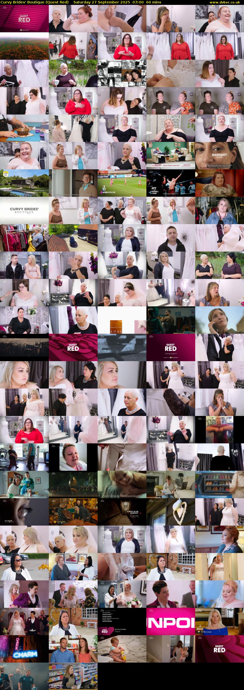 Curvy Brides' Boutique (Quest Red) Saturday 27 September 2025 07:00 - 08:00