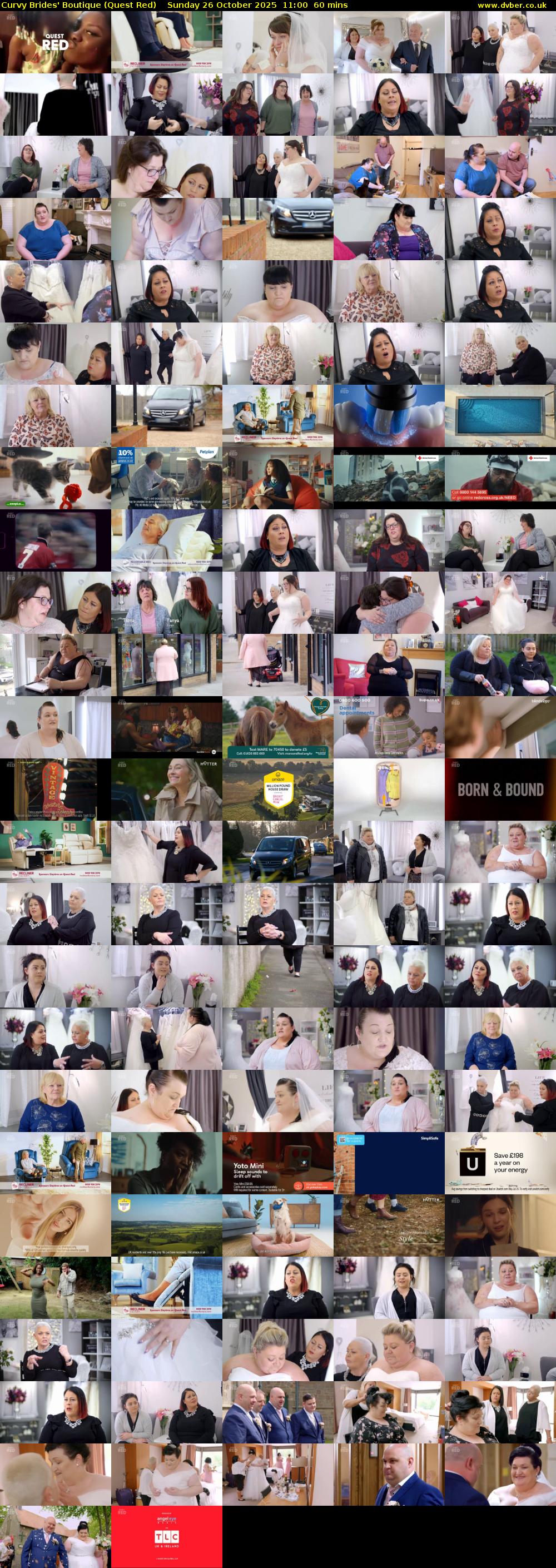 Curvy Brides' Boutique (Quest Red) Sunday 26 October 2025 11:00 - 12:00