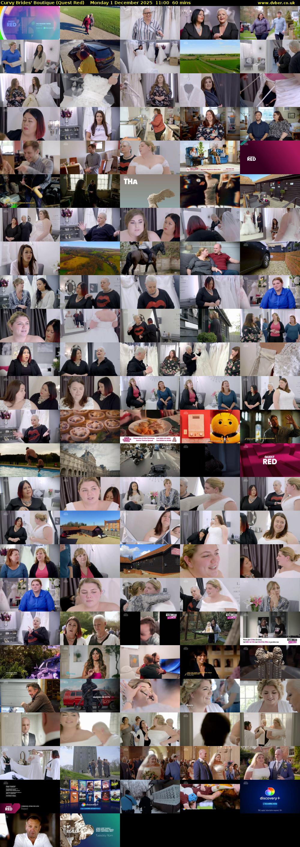 Curvy Brides' Boutique (Quest Red) Monday 1 December 2025 11:00 - 12:00