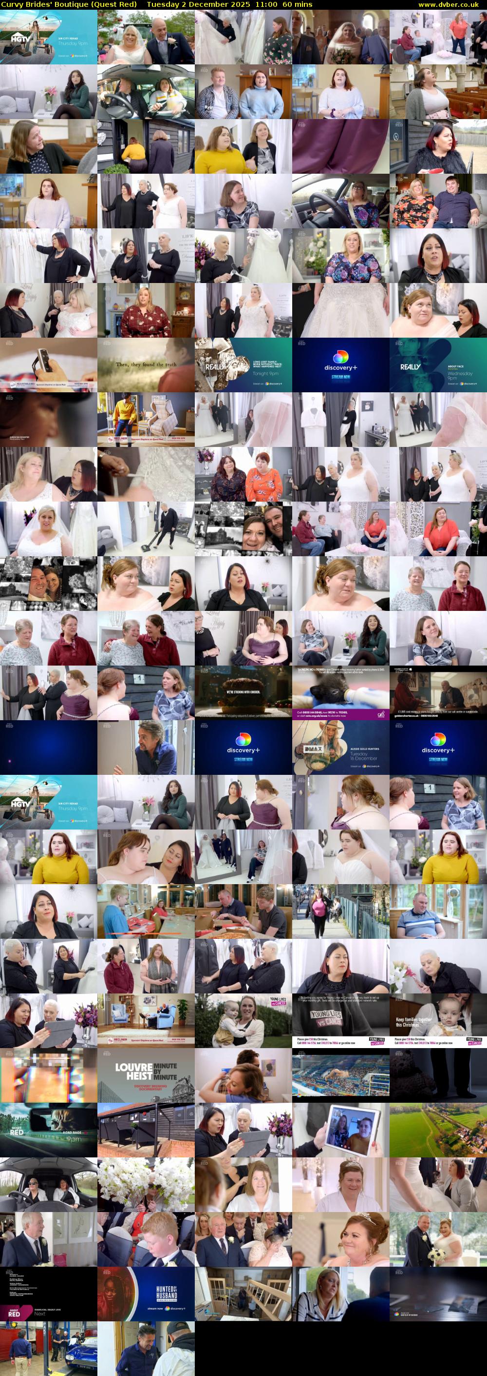 Curvy Brides' Boutique (Quest Red) Tuesday 2 December 2025 11:00 - 12:00