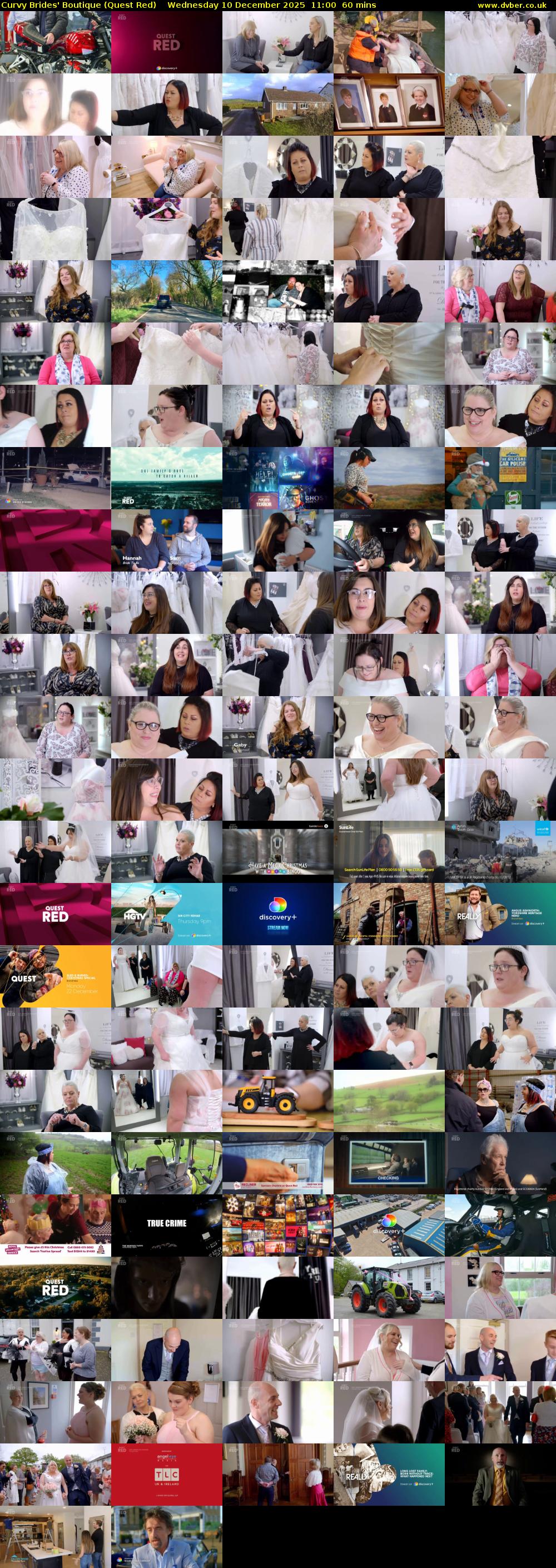 Curvy Brides' Boutique (Quest Red) Wednesday 10 December 2025 11:00 - 12:00