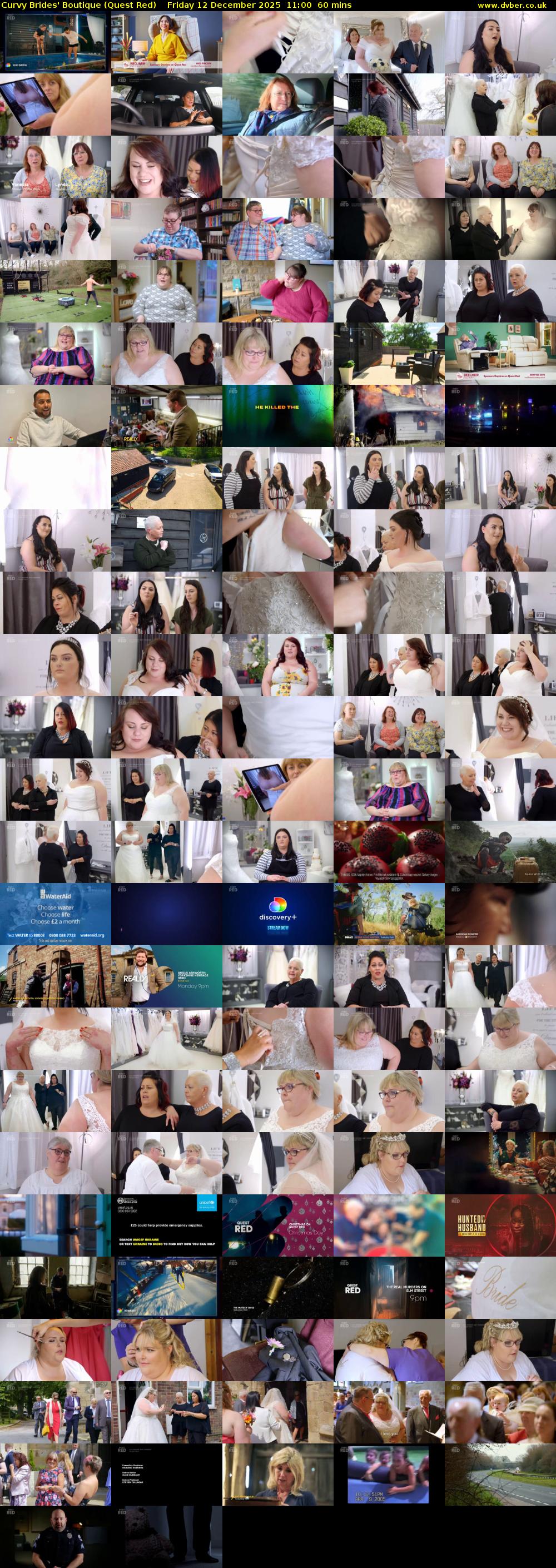 Curvy Brides' Boutique (Quest Red) Friday 12 December 2025 11:00 - 12:00