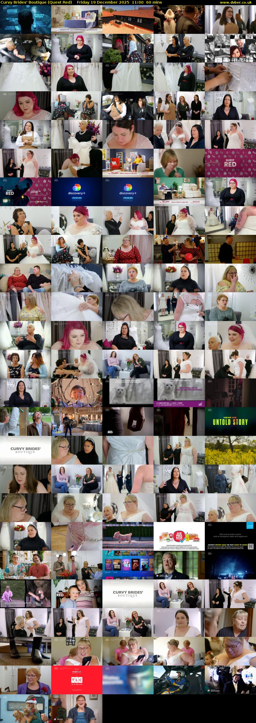 Curvy Brides' Boutique (Quest Red) Friday 19 December 2025 11:00 - 12:00