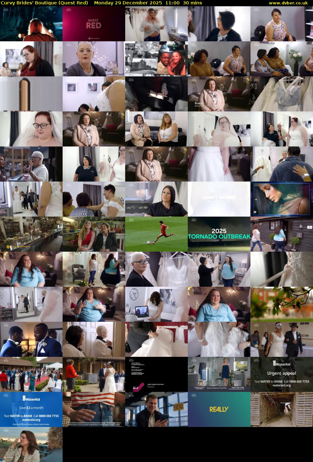 Curvy Brides' Boutique (Quest Red) Monday 29 December 2025 11:00 - 11:30