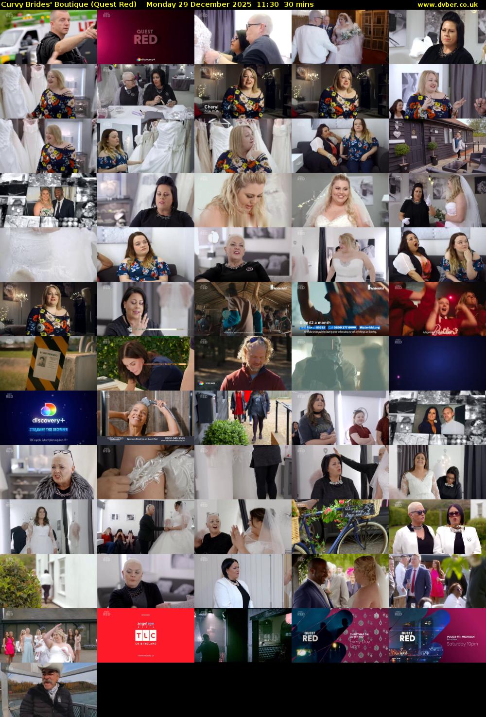 Curvy Brides' Boutique (Quest Red) Monday 29 December 2025 11:30 - 12:00