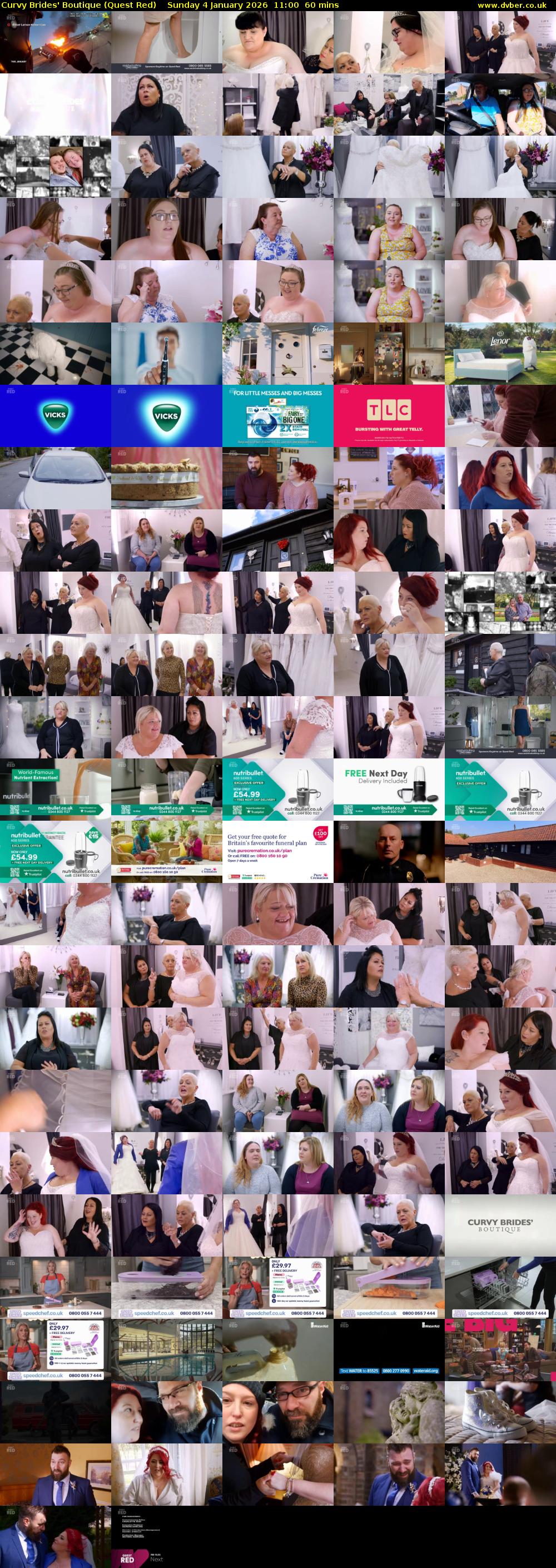 Curvy Brides' Boutique (Quest Red) Sunday 4 January 2026 11:00 - 12:00