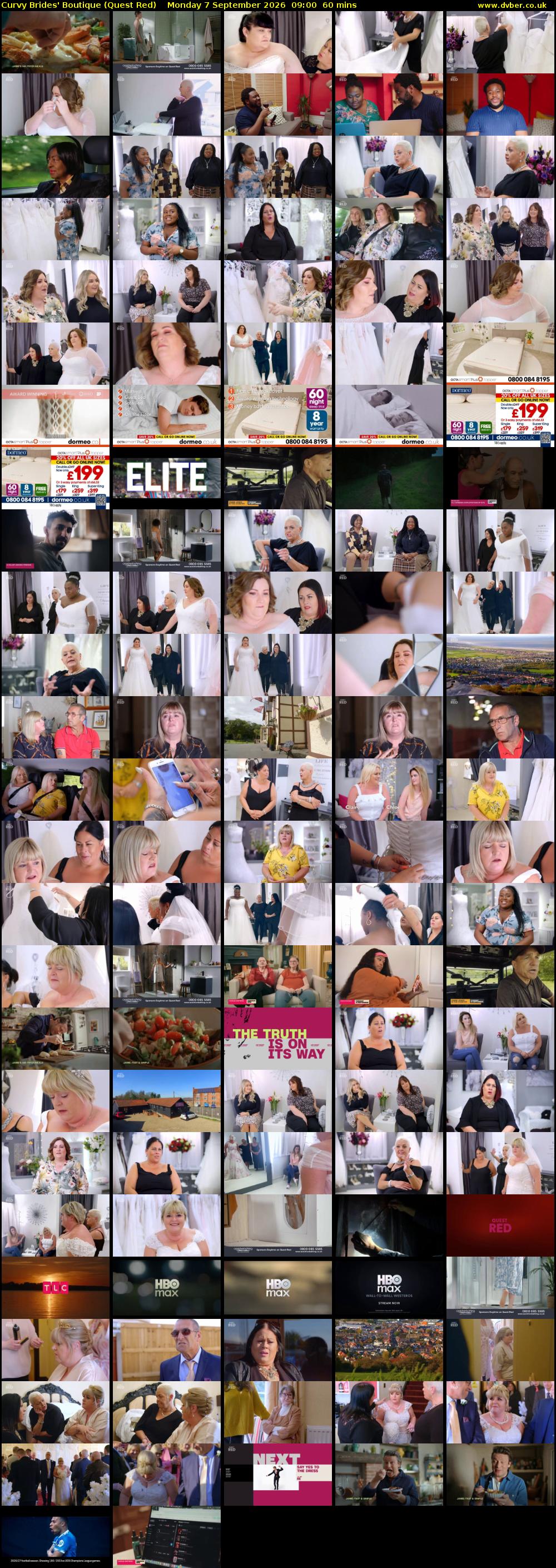 Curvy Brides' Boutique (Quest Red) Monday 7 September 2026 09:00 - 10:00