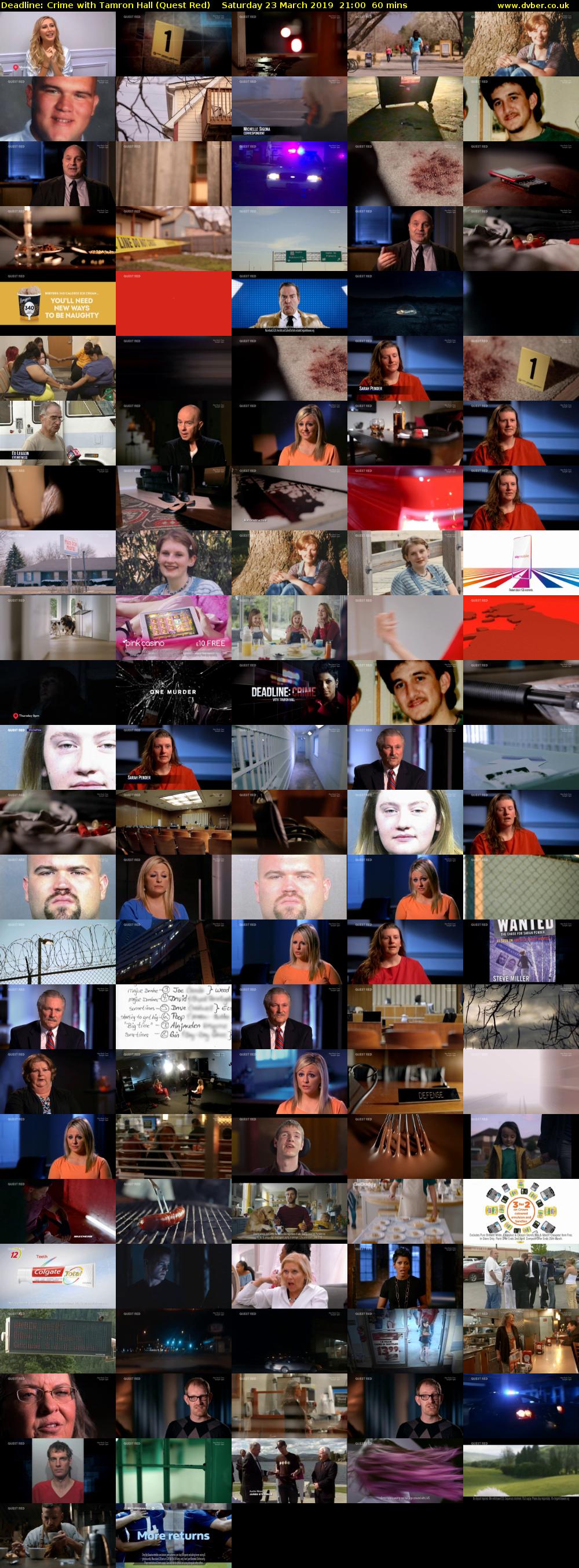Deadline: Crime with Tamron Hall (Quest Red) Saturday 23 March 2019 21:00 - 22:00