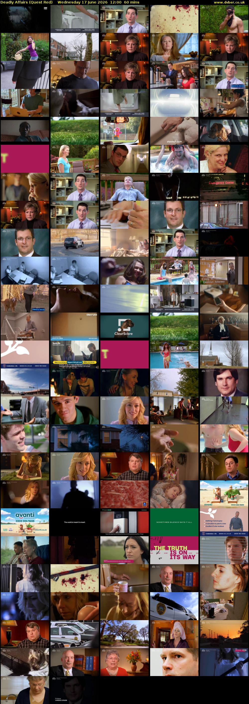 Deadly Affairs (Quest Red) Wednesday 17 June 2026 12:00 - 13:00