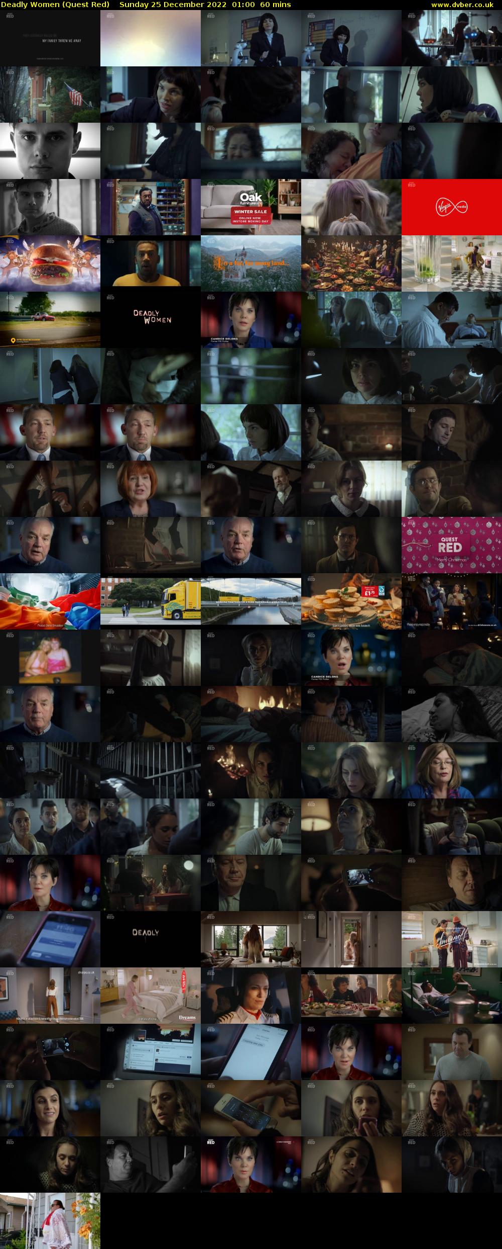 Deadly Women (Quest Red) Sunday 25 December 2022 01:00 - 02:00