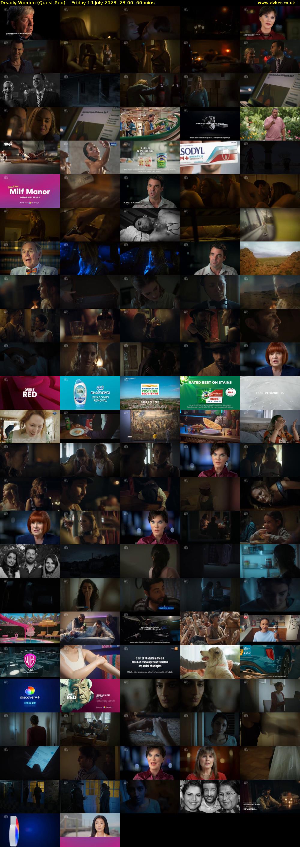 Deadly Women (Quest Red) Friday 14 July 2023 23:00 - 00:00