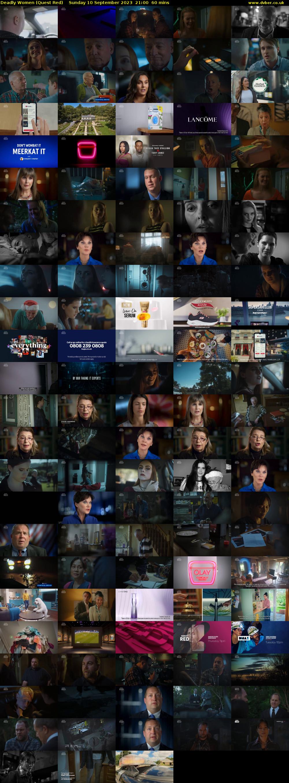 Deadly Women (Quest Red) Sunday 10 September 2023 21:00 - 22:00
