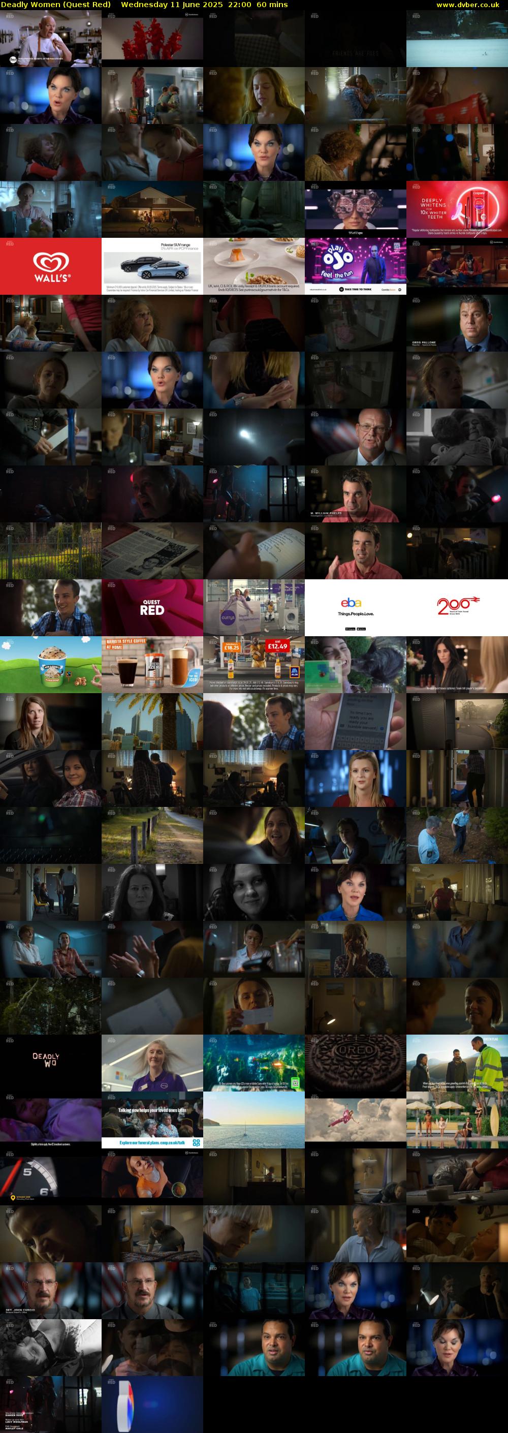 Deadly Women (Quest Red) Wednesday 11 June 2025 22:00 - 23:00