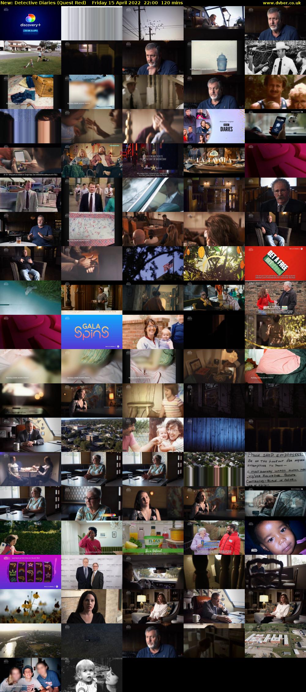 Detective Diaries (Quest Red) Friday 15 April 2022 22:00 - 00:00