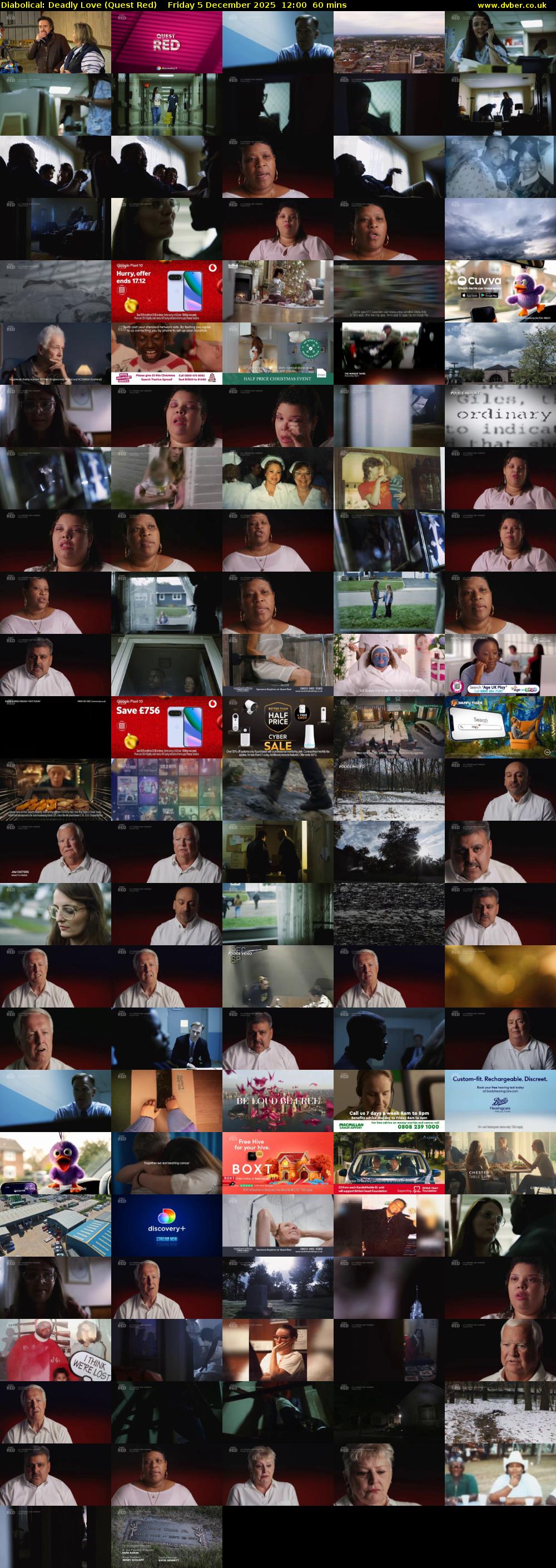 Diabolical: Deadly Love (Quest Red) Friday 5 December 2025 12:00 - 13:00