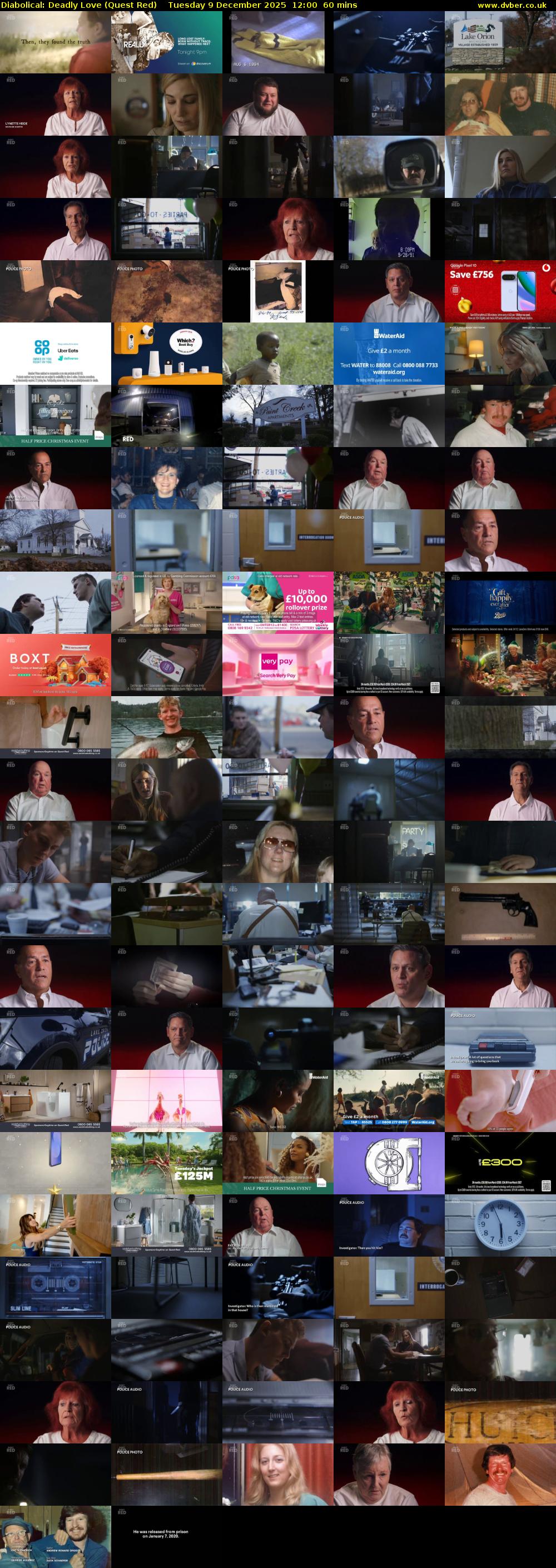 Diabolical: Deadly Love (Quest Red) Tuesday 9 December 2025 12:00 - 13:00