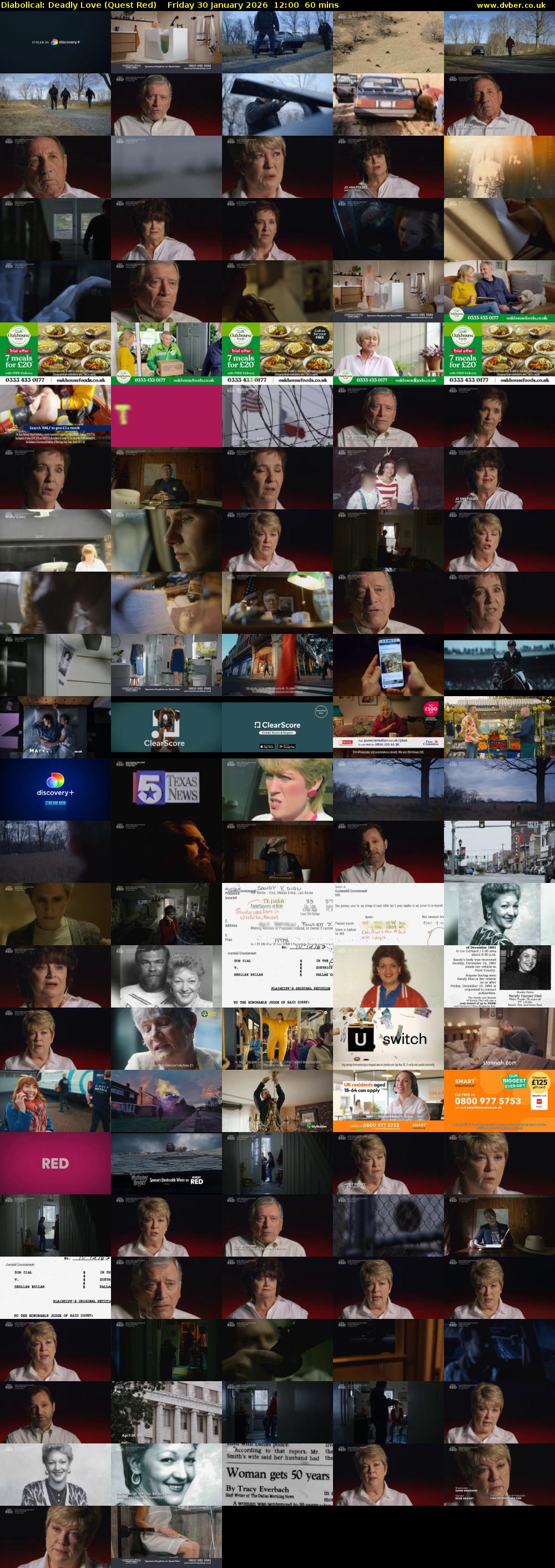 Diabolical: Deadly Love (Quest Red) Friday 30 January 2026 12:00 - 13:00