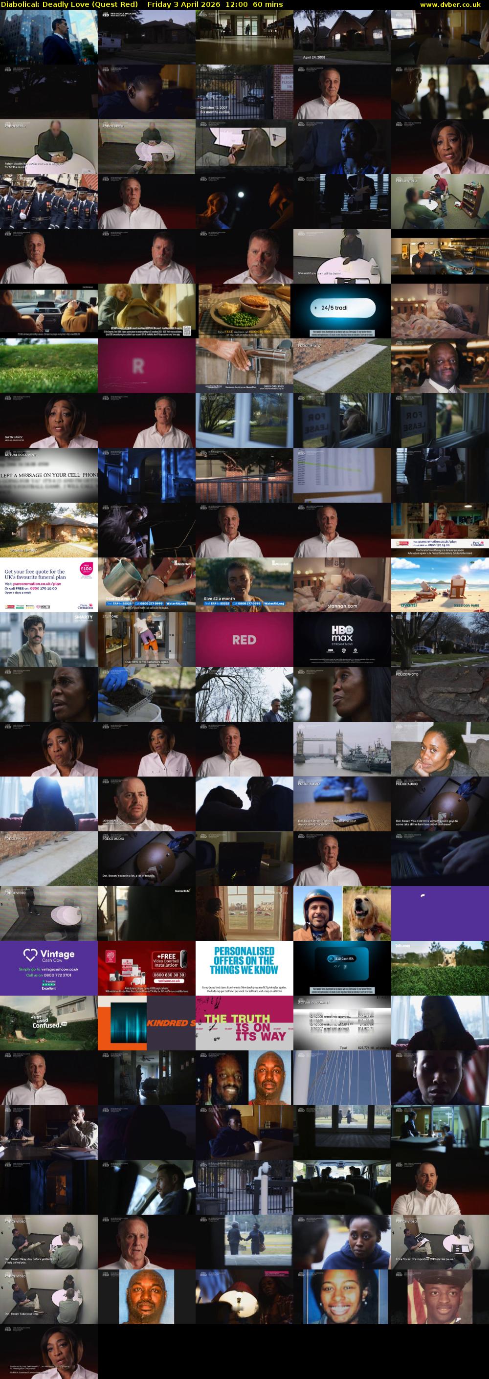 Diabolical: Deadly Love (Quest Red) Friday 3 April 2026 12:00 - 13:00