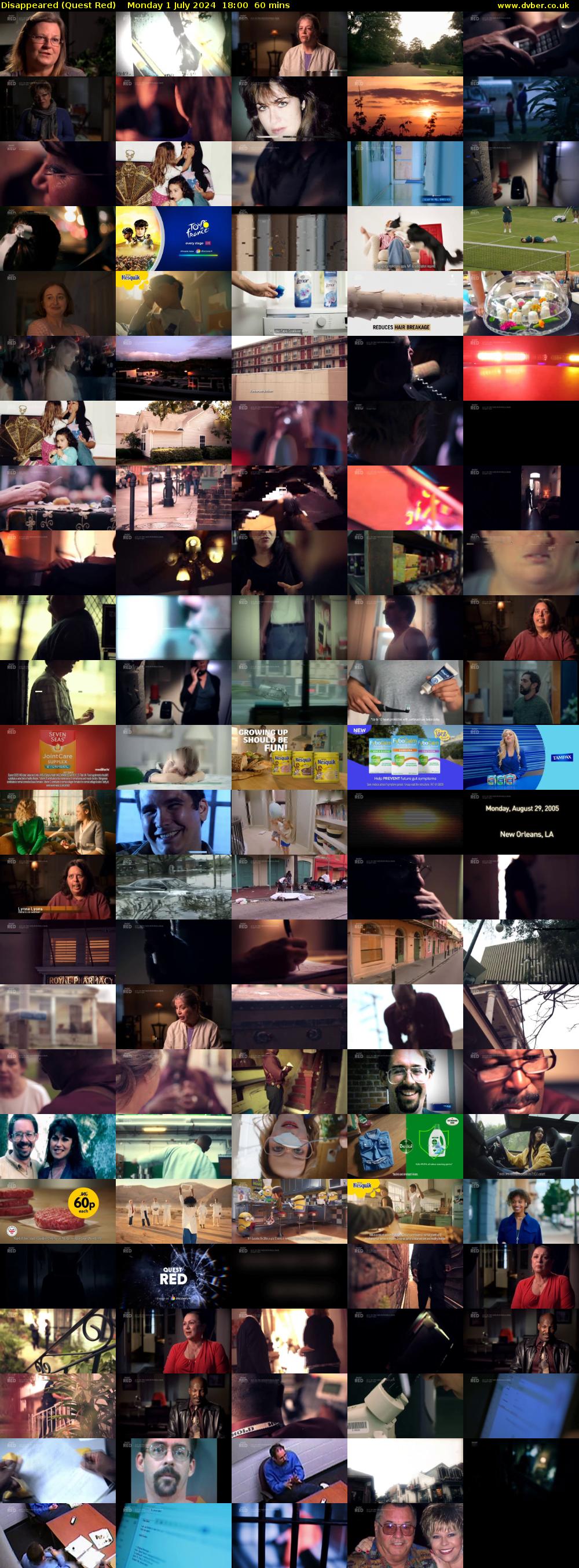 Disappeared (Quest Red) Monday 1 July 2024 18:00 - 19:00