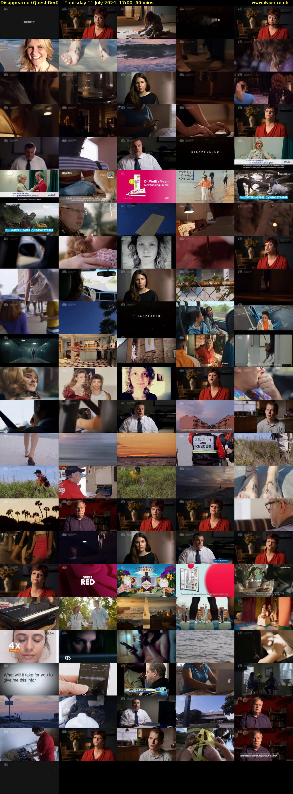 Disappeared (Quest Red) Thursday 11 July 2024 17:00 - 18:00