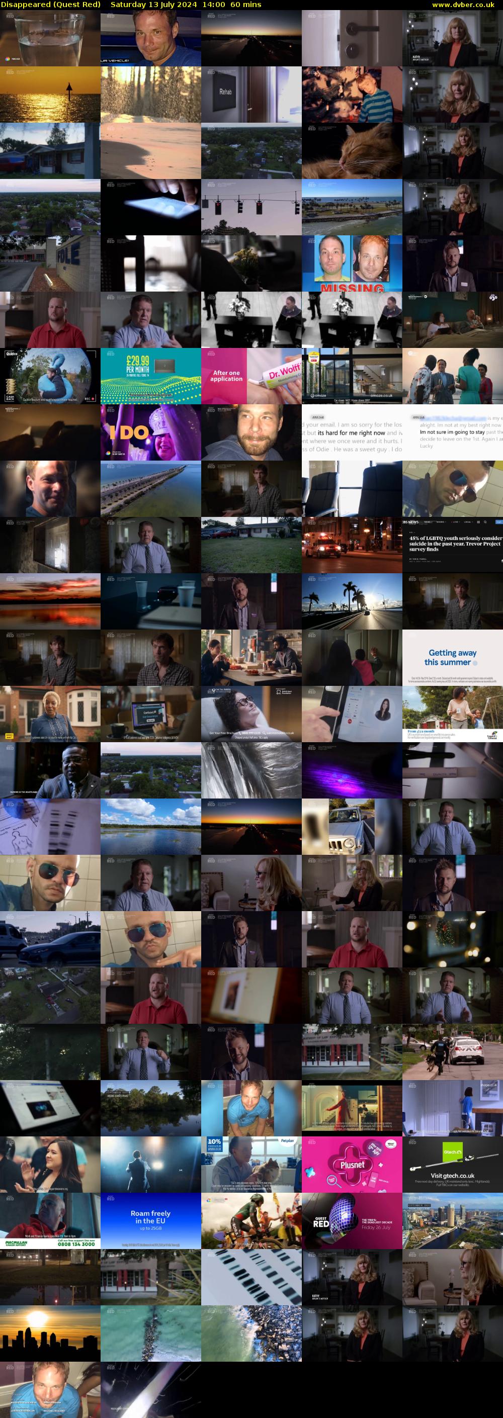 Disappeared (Quest Red) Saturday 13 July 2024 14:00 - 15:00