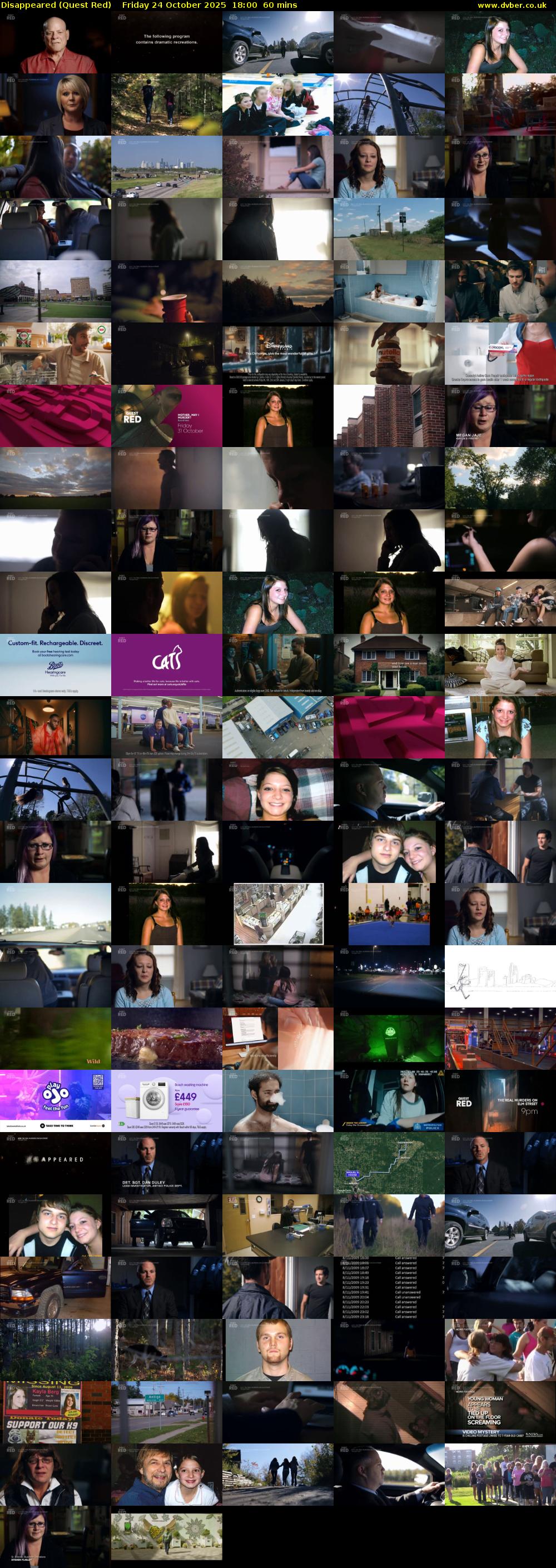 Disappeared (Quest Red) Friday 24 October 2025 18:00 - 19:00