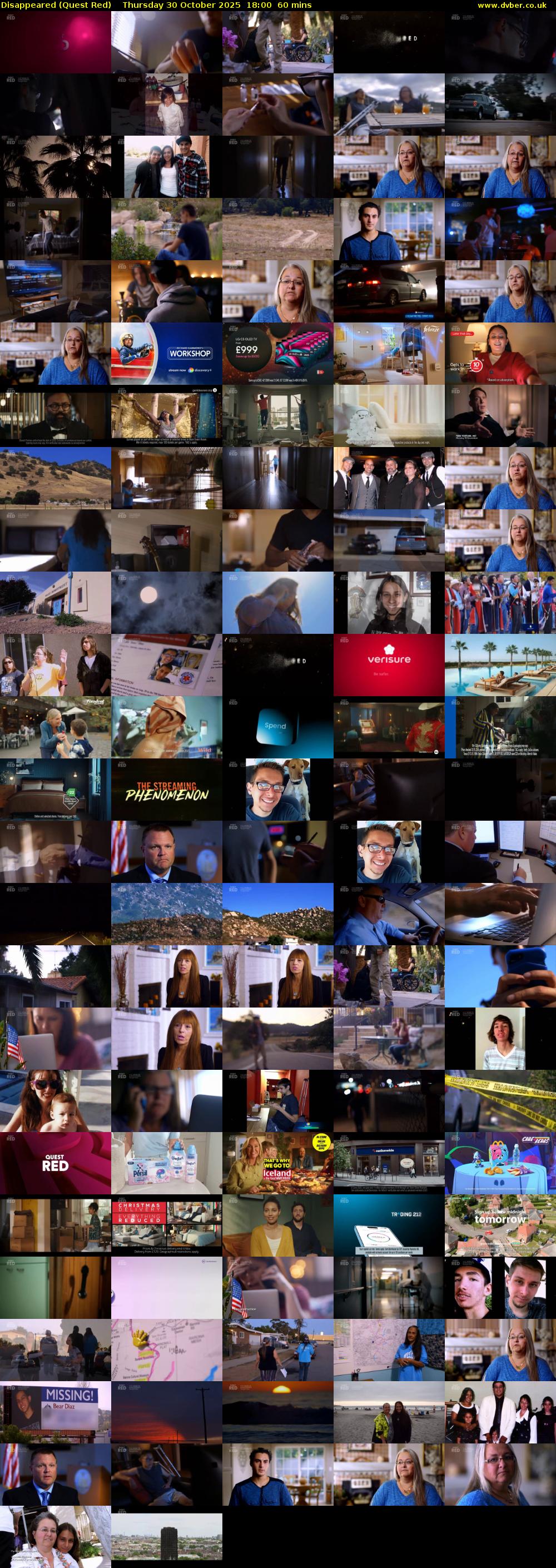 Disappeared (Quest Red) Thursday 30 October 2025 18:00 - 19:00