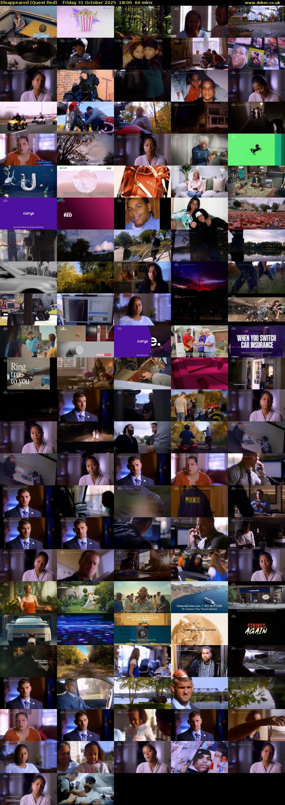 Disappeared (Quest Red) Friday 31 October 2025 18:00 - 19:00