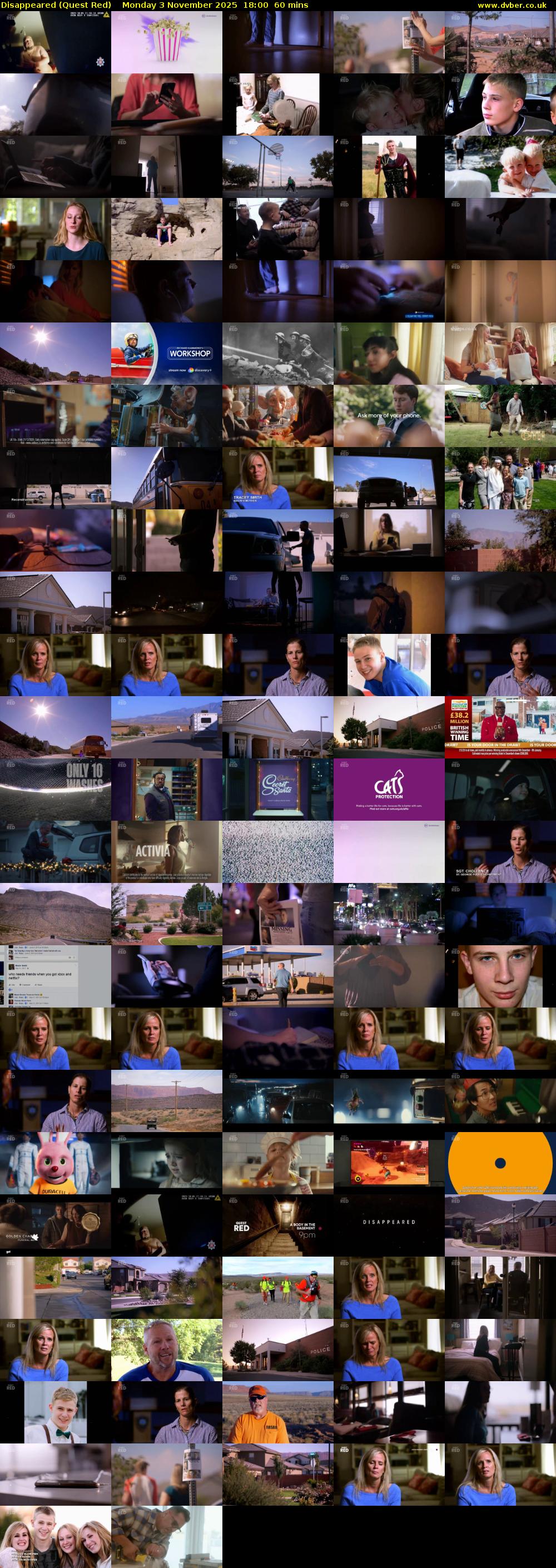 Disappeared (Quest Red) Monday 3 November 2025 18:00 - 19:00