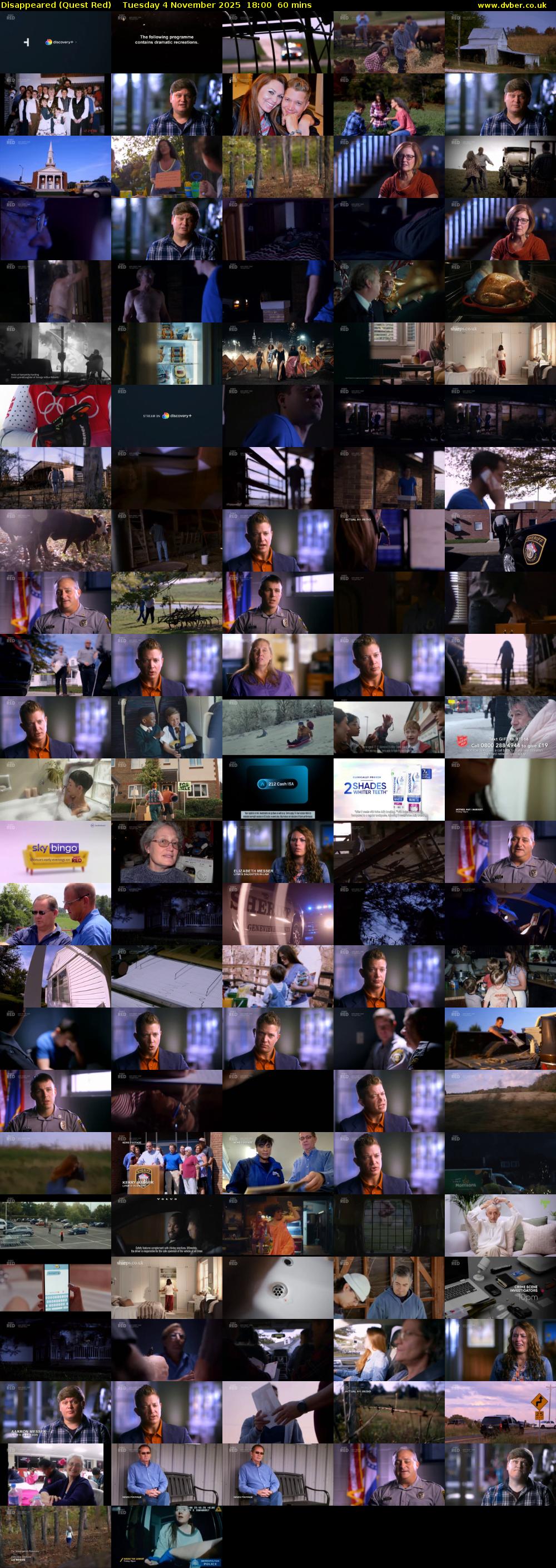 Disappeared (Quest Red) Tuesday 4 November 2025 18:00 - 19:00