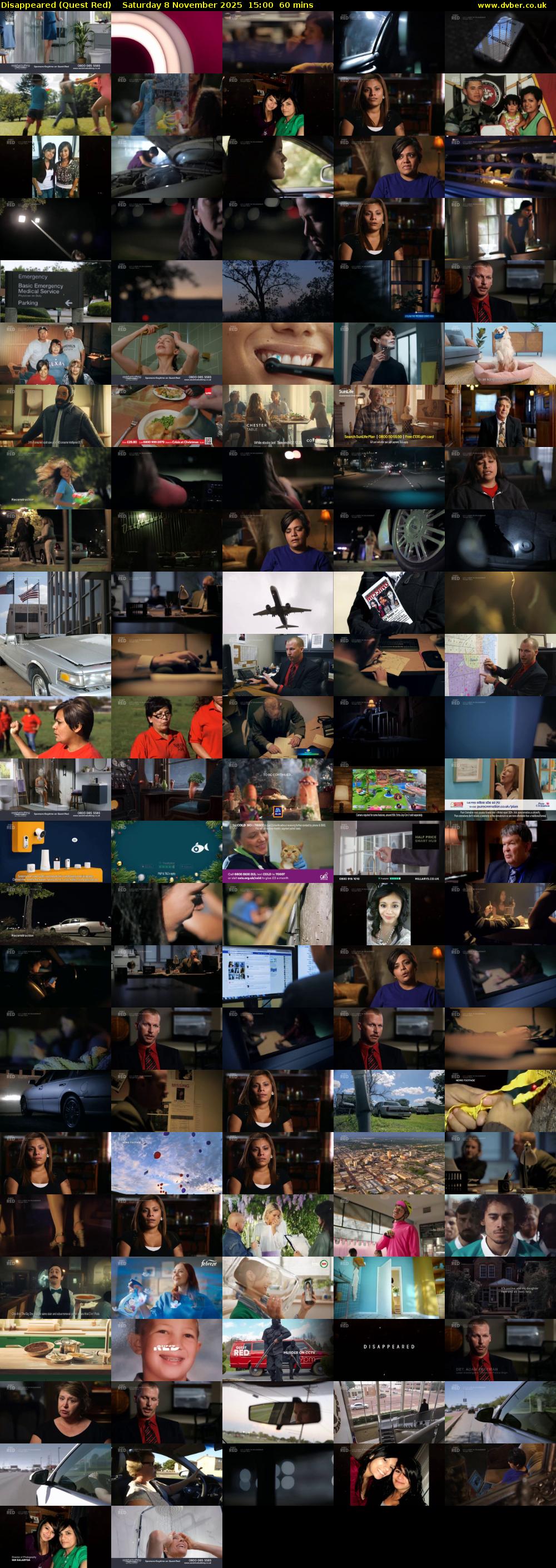 Disappeared (Quest Red) Saturday 8 November 2025 15:00 - 16:00