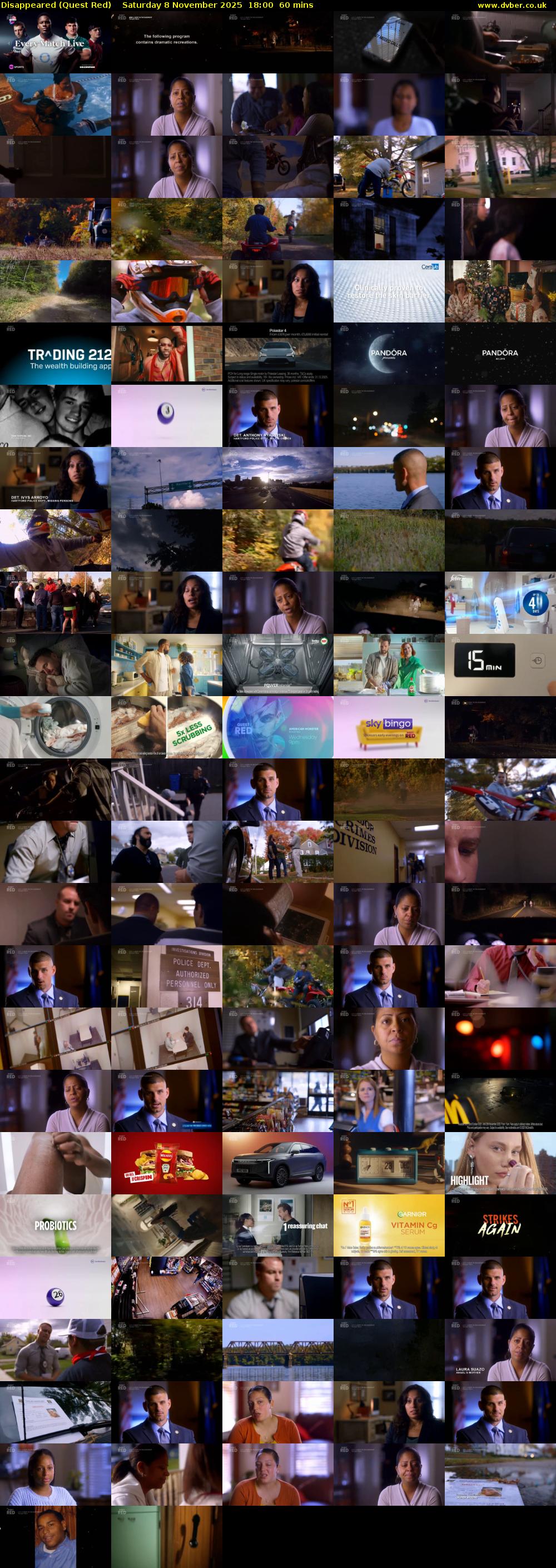 Disappeared (Quest Red) Saturday 8 November 2025 18:00 - 19:00