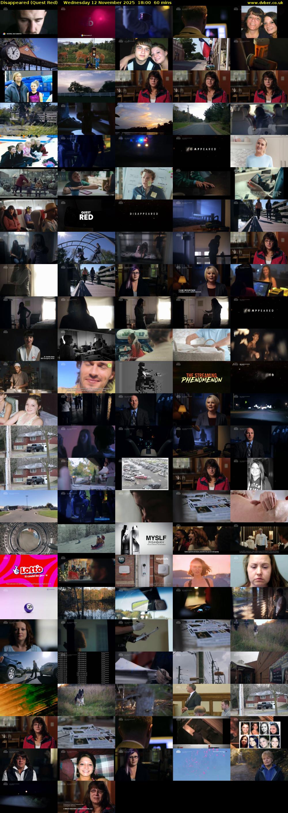 Disappeared (Quest Red) Wednesday 12 November 2025 18:00 - 19:00