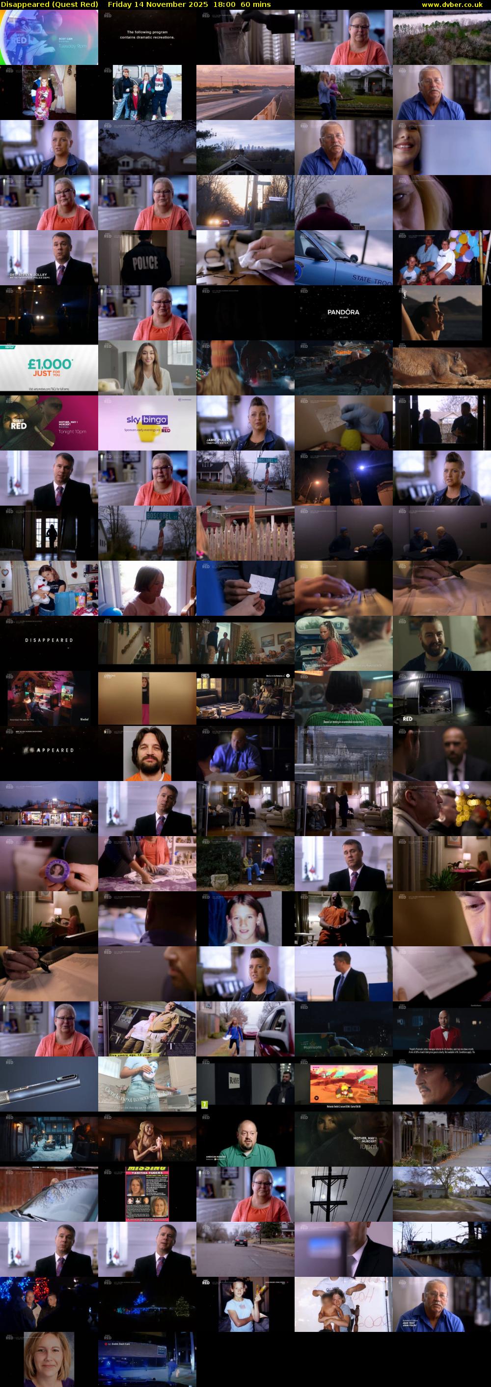 Disappeared (Quest Red) Friday 14 November 2025 18:00 - 19:00