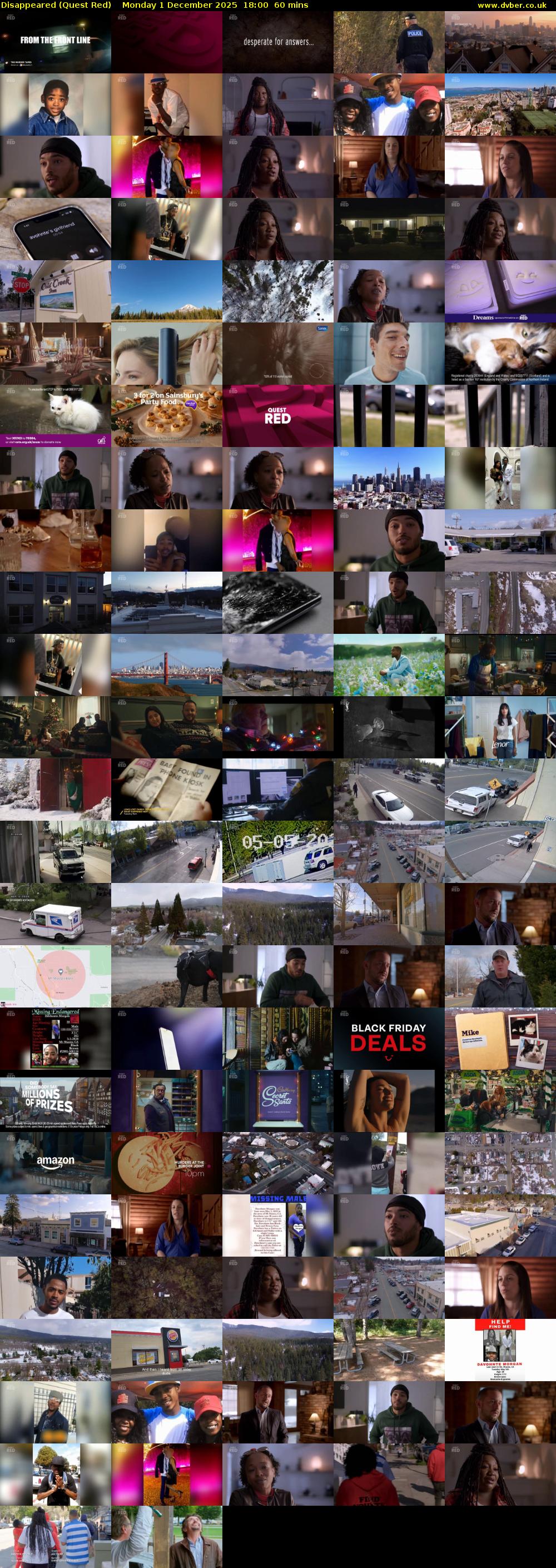 Disappeared (Quest Red) Monday 1 December 2025 18:00 - 19:00