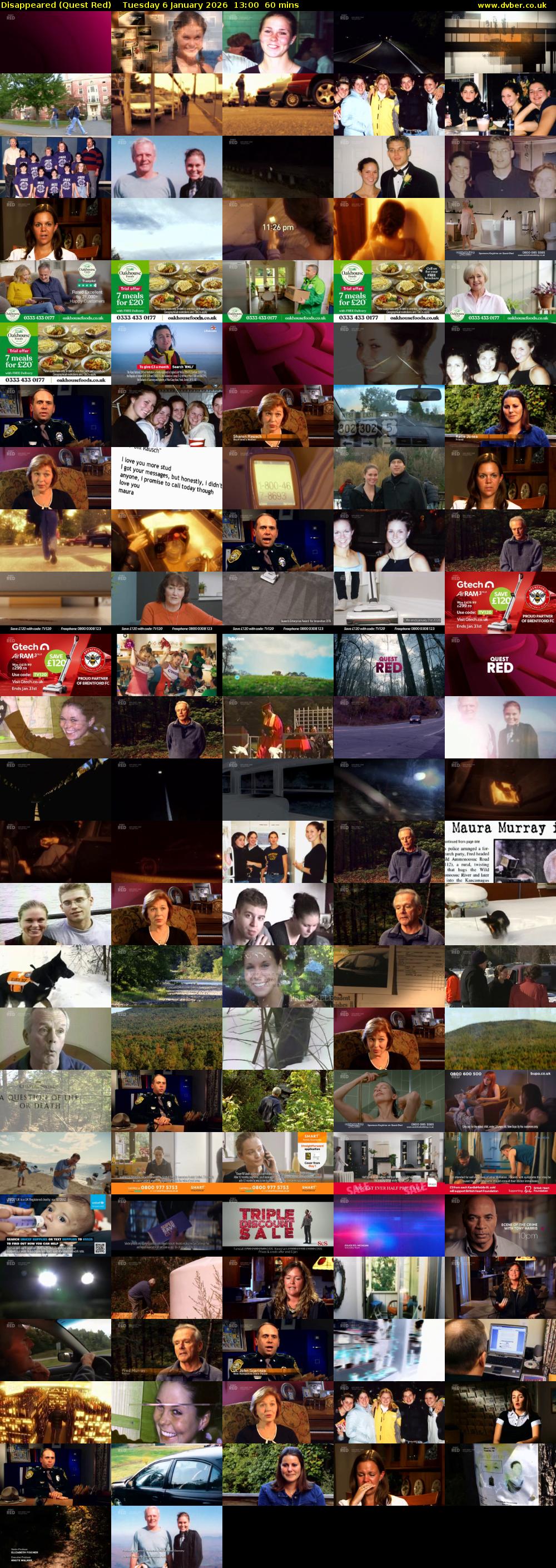 Disappeared (Quest Red) Tuesday 6 January 2026 13:00 - 14:00