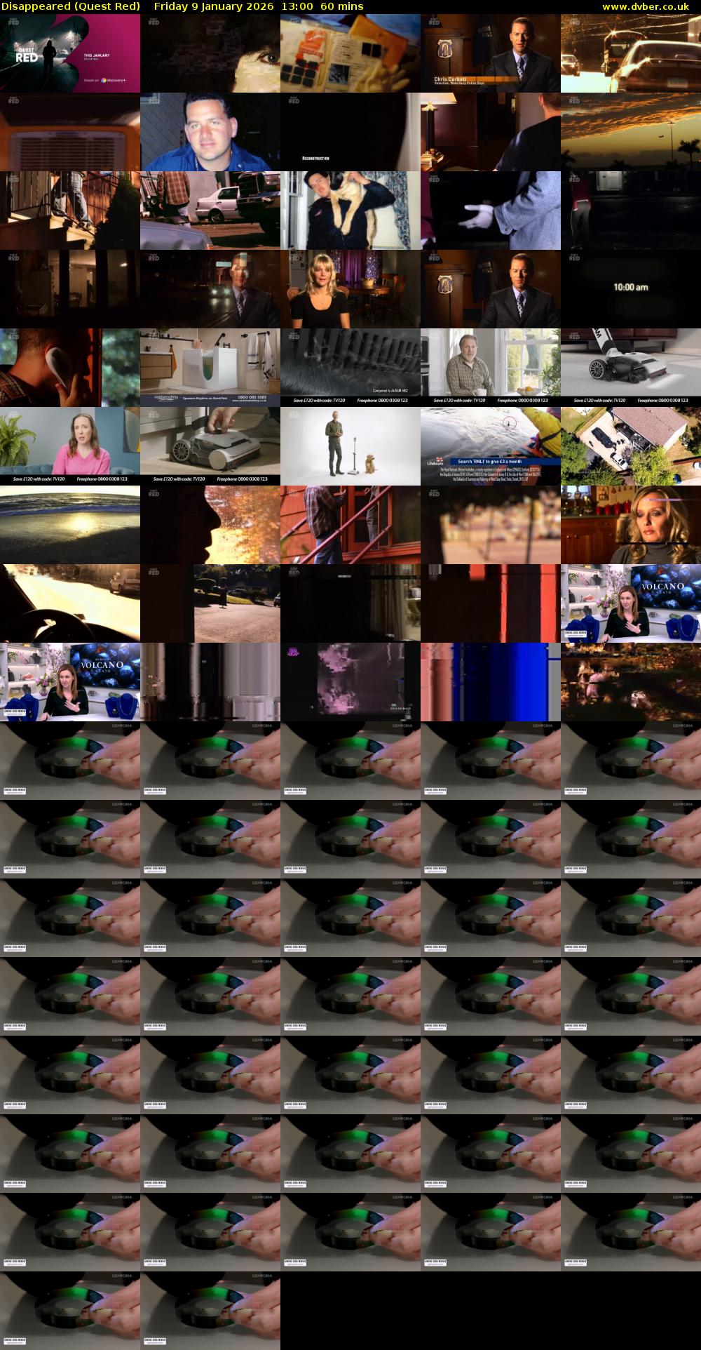 Disappeared (Quest Red) Friday 9 January 2026 13:00 - 14:00