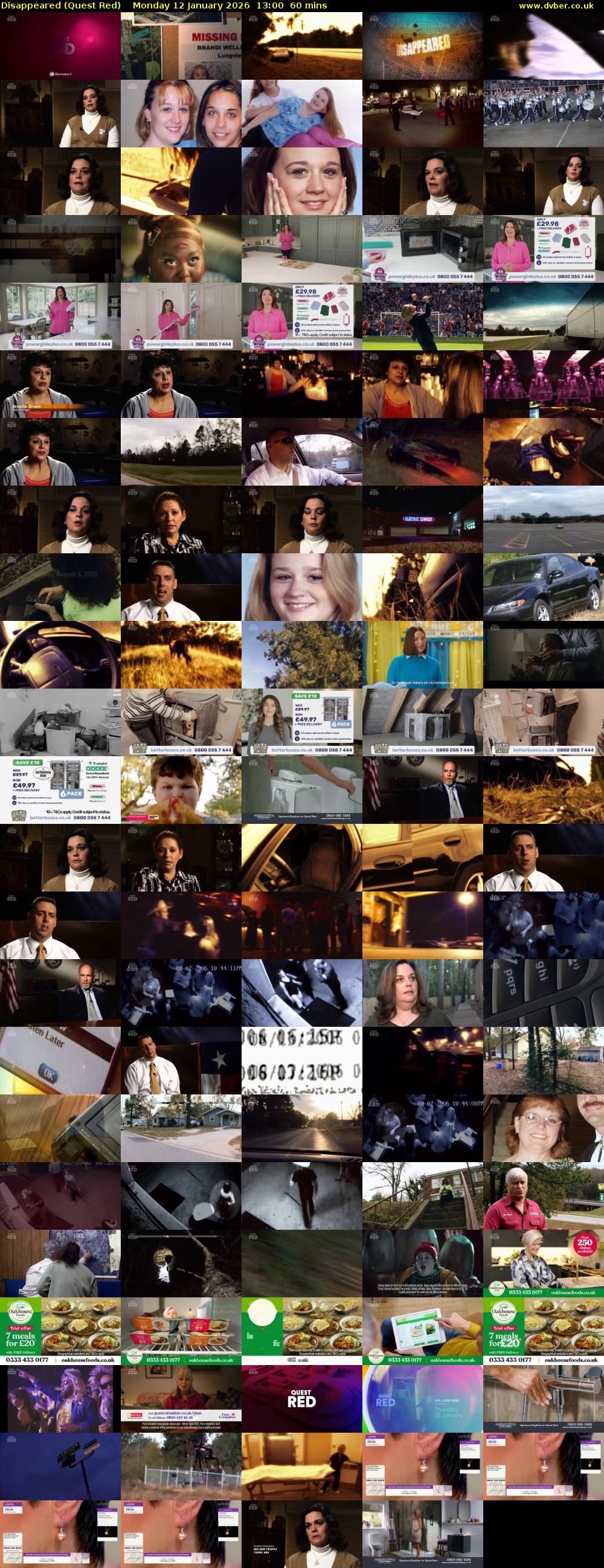 Disappeared (Quest Red) Monday 12 January 2026 13:00 - 14:00