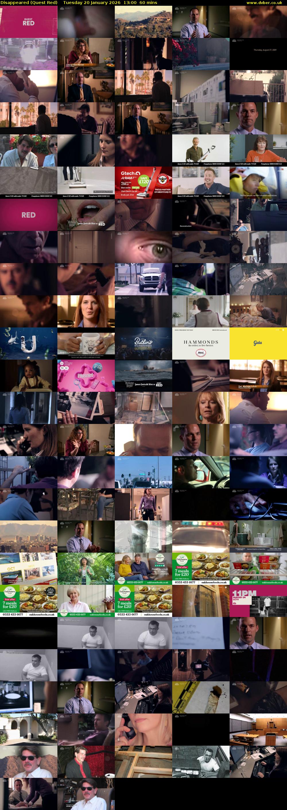 Disappeared (Quest Red) Tuesday 20 January 2026 13:00 - 14:00