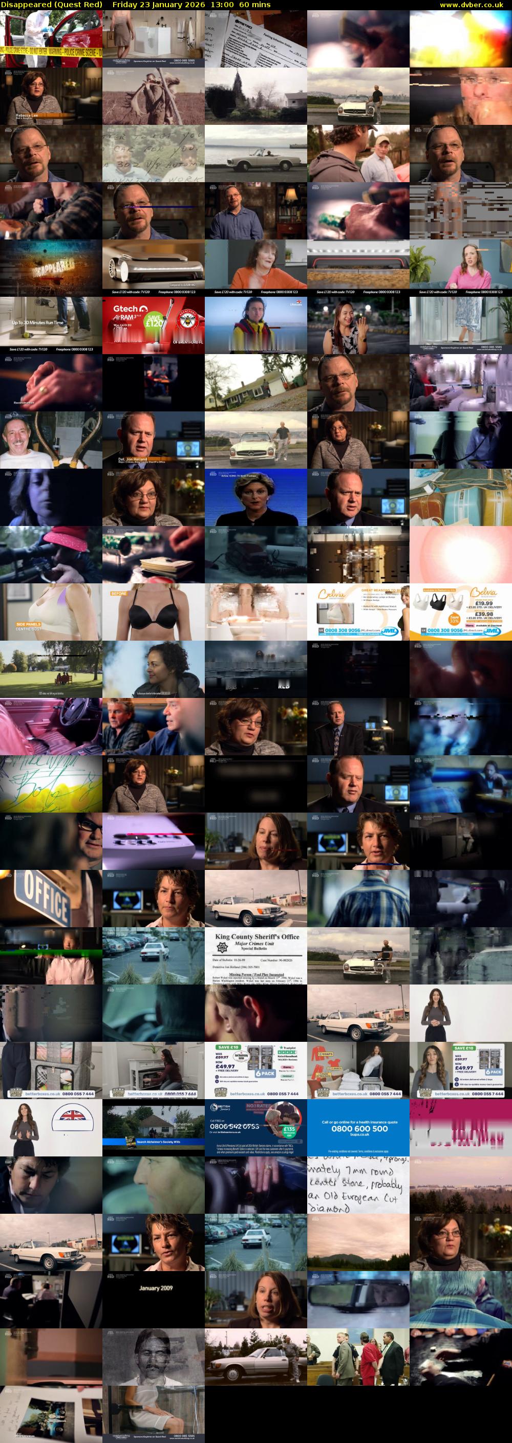 Disappeared (Quest Red) Friday 23 January 2026 13:00 - 14:00