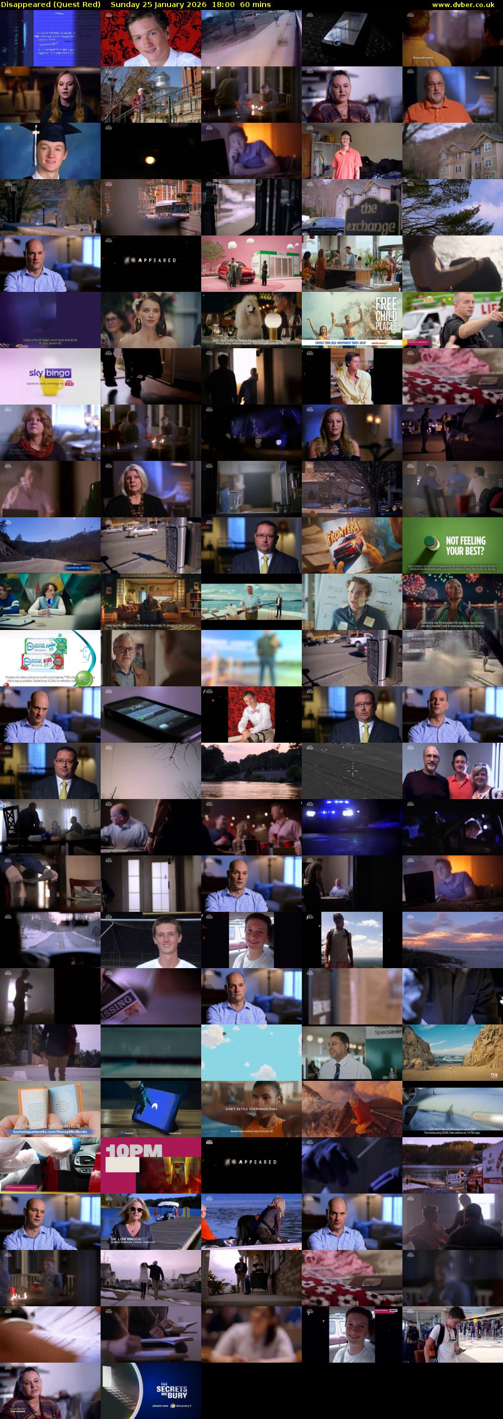 Disappeared (Quest Red) Sunday 25 January 2026 18:00 - 19:00