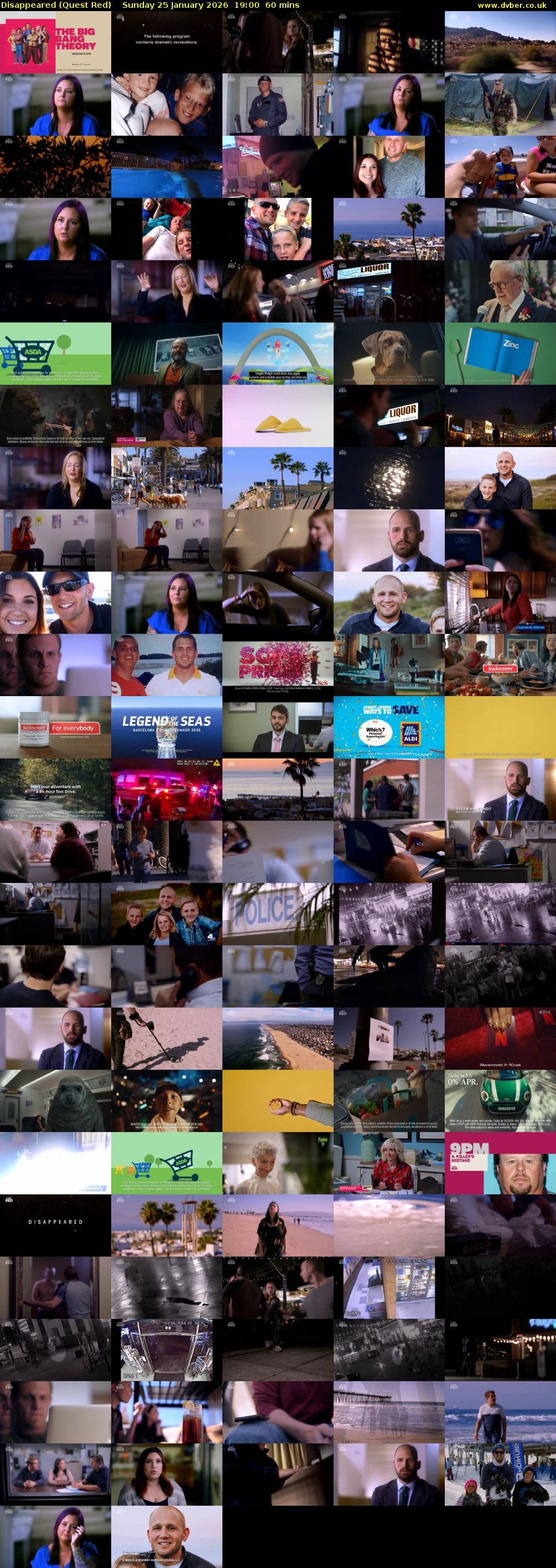 Disappeared (Quest Red) Sunday 25 January 2026 19:00 - 20:00