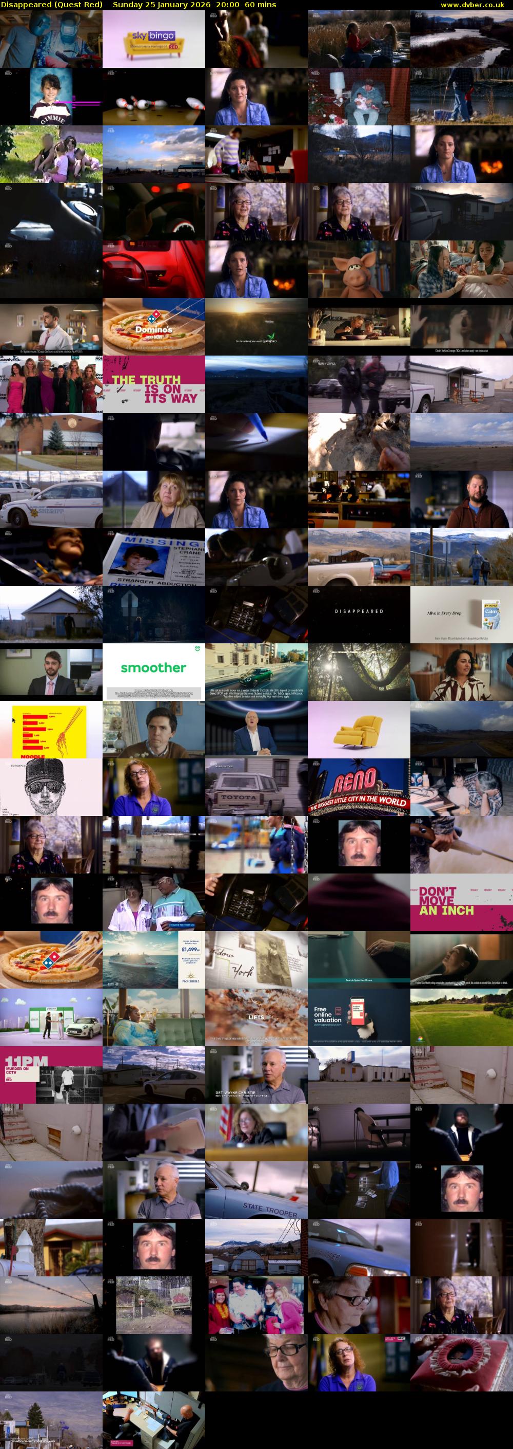 Disappeared (Quest Red) Sunday 25 January 2026 20:00 - 21:00