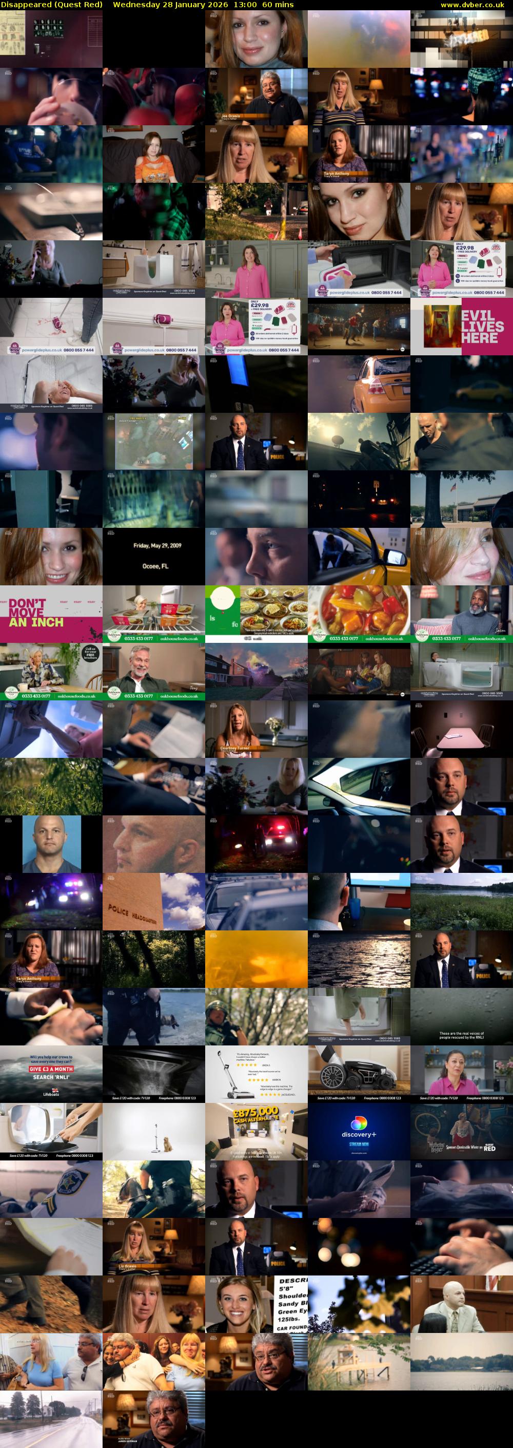 Disappeared (Quest Red) Wednesday 28 January 2026 13:00 - 14:00