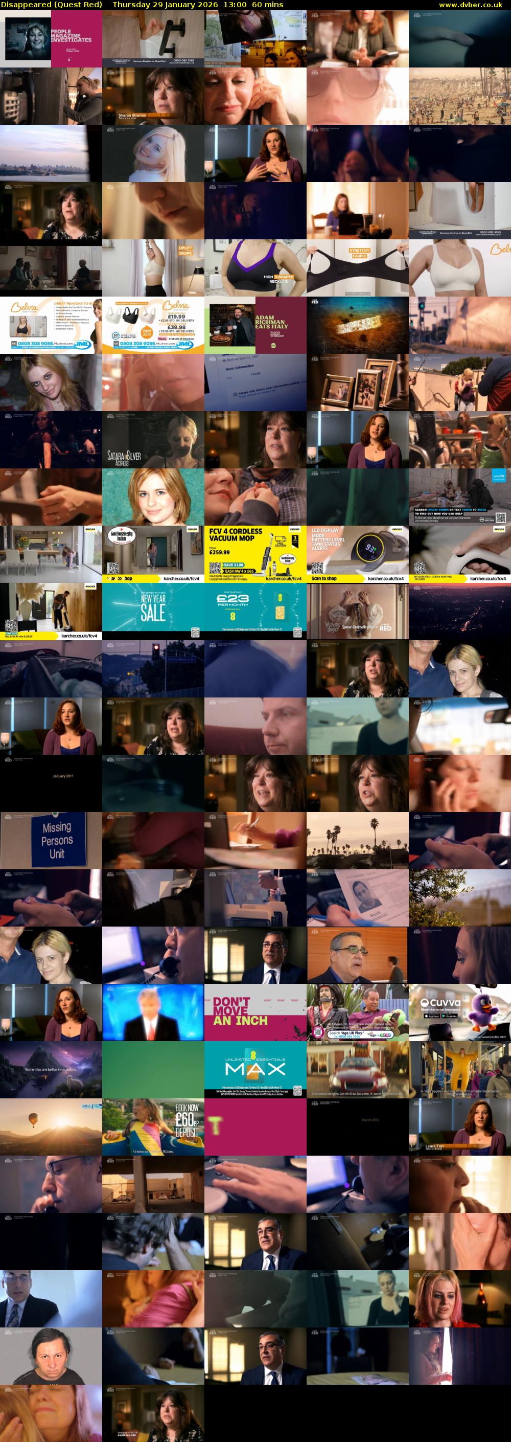 Disappeared (Quest Red) Thursday 29 January 2026 13:00 - 14:00